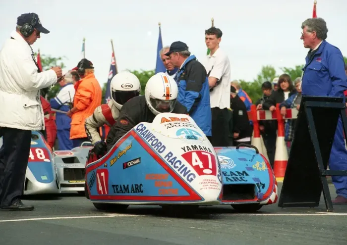 Framed Print : Mike Crawford & Steve Taylor (ARC Yamaha) 2000 Sidecar TT Framed Print : Mike Crawford & Steve Taylor (ARC Yamaha) 2000 Sidecar TT