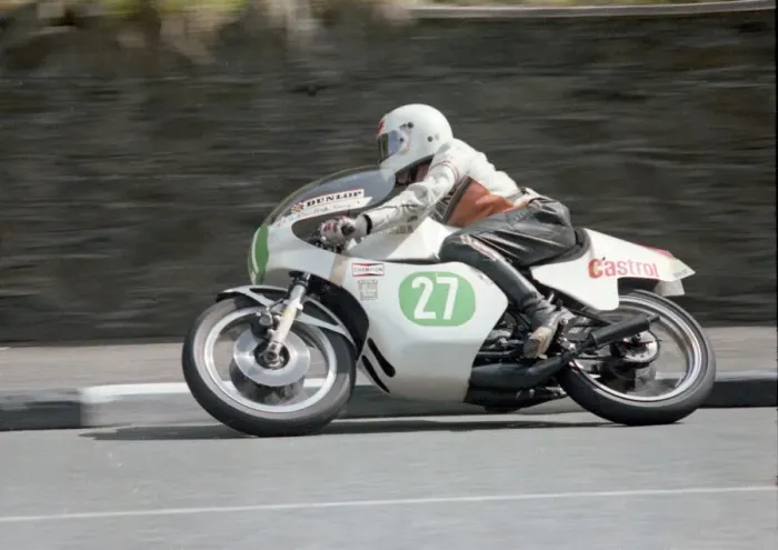 Framed Print : Mike Duncan (Yamaha) 1979 Junior TT