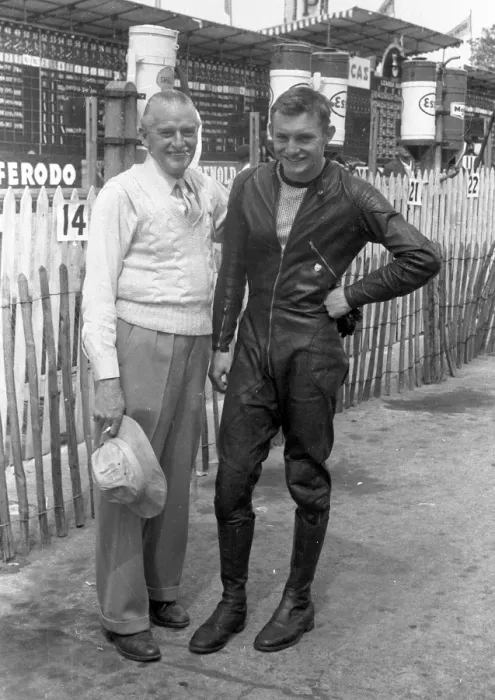 Framed Print : Mike Hailwood, 1958 127 Framed Print : Mike Hailwood, 1958 127