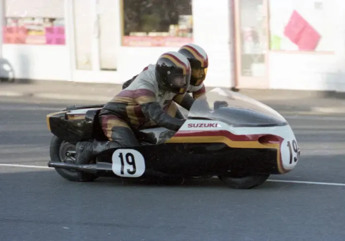 Framed Print : Mike Joyce & Alan Collins (Suzuki) 1979 Sidecar TT Framed Print : Mike Joyce & Alan Collins (Suzuki) 1979 Sidecar TT