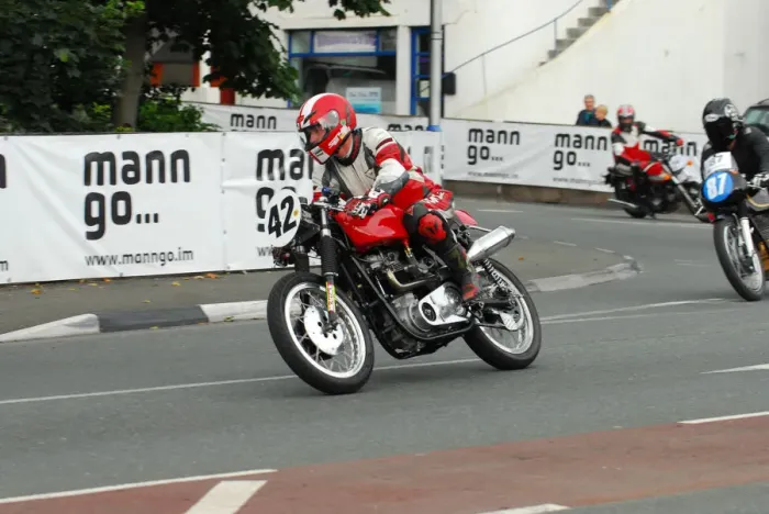 Framed Print : MIke McDonnell (CMS TriBSA) 2013 Classic TT Parade Lap Framed Print : MIke McDonnell (CMS TriBSA) 2013 Classic TT Parade Lap
