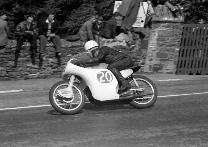 Framed Print : Mike O Rourke (Ariel) 1960 Lightweight TT Framed Print : Mike O Rourke (Ariel) 1960 Lightweight TT