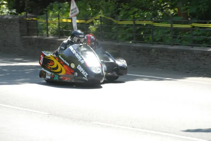 Framed Print : Mike Roscher & Michael Hildebrand (DMR Honda) 2008 Sidecar TT Framed Print : Mike Roscher & Michael Hildebrand (DMR Honda) 2008 Sidecar TT
