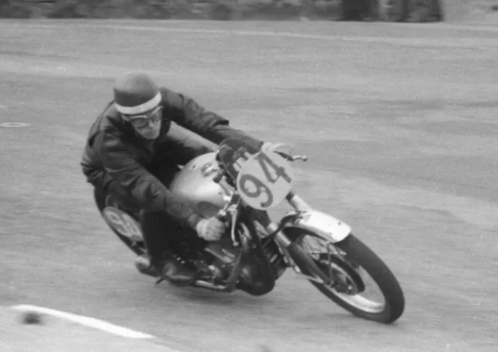 Framed Print : Bill Milne (BSA) 1958 Junior Snaefell Manx Grand Prix Framed Print : Bill Milne (BSA) 1958 Junior Snaefell Manx Grand Prix