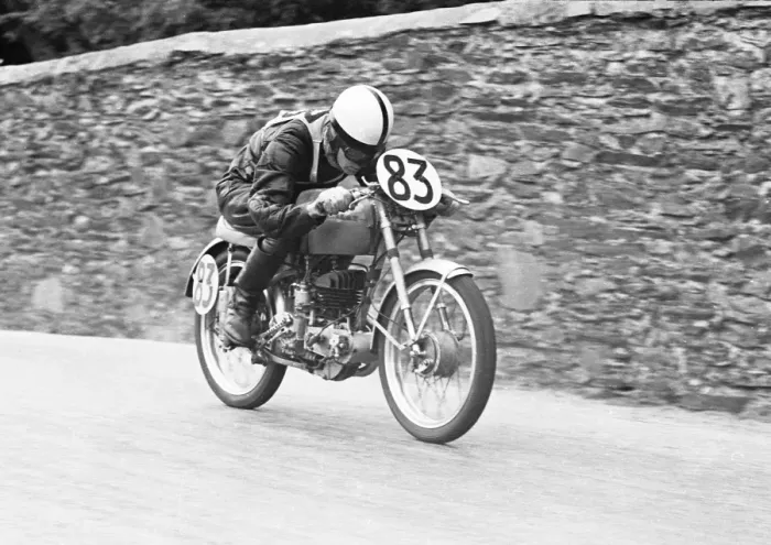 Framed Print : Milton Sunderland (Anelay) 1952 Ultra Lightweight TT Framed Print : Milton Sunderland (Anelay) 1952 Ultra Lightweight TT