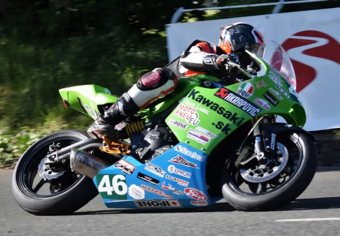 Framed Print : Miroslav Sloboda (Kawasaki) 2019 Lightweight TT