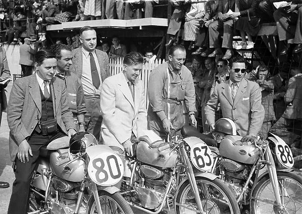 The Mondial team; 1952 Ultra Lightweight TT