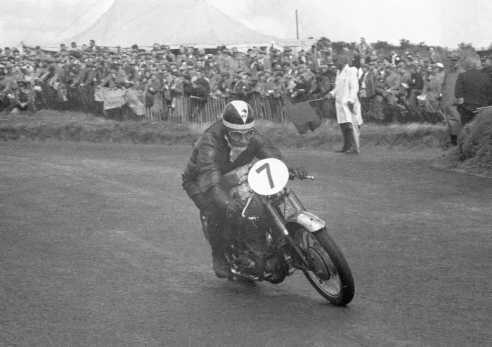 Framed Print : Morrie Lowe (BSA) 1956 Senior Ulster Grand Prix Framed Print : Morrie Lowe (BSA) 1956 Senior Ulster Grand Prix