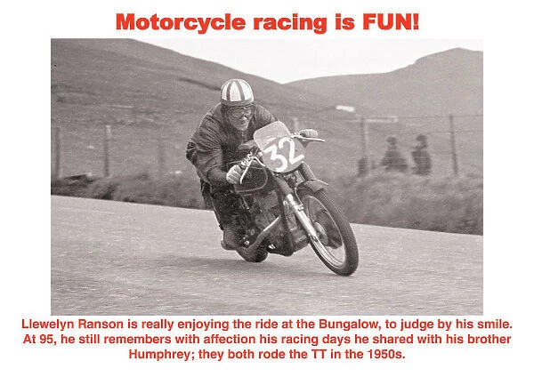 Motorcycle racing is FUN