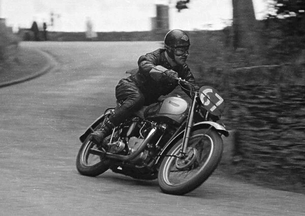 N Osborne (Triumph) 1948 Senior Clubman TT
