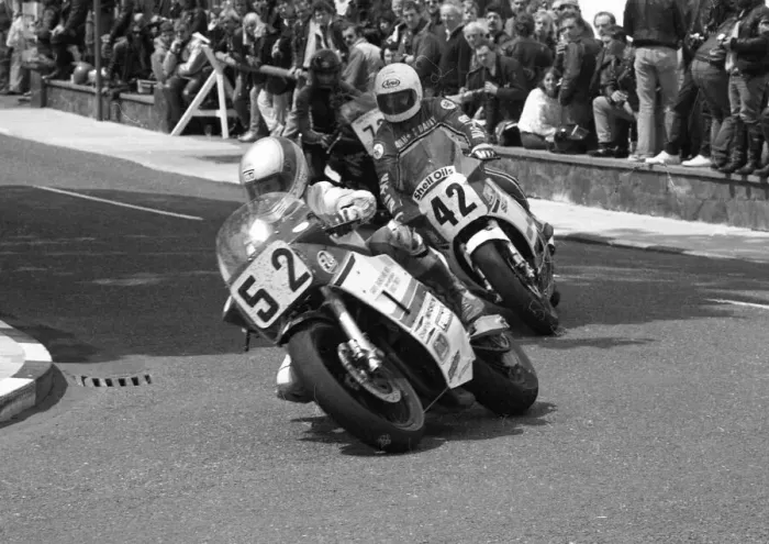 Framed Print : Nat Wood & Danny Shimmin (Suzuki) 1986 Formula One TT Framed Print : Nat Wood & Danny Shimmin (Suzuki) 1986 Formula One TT
