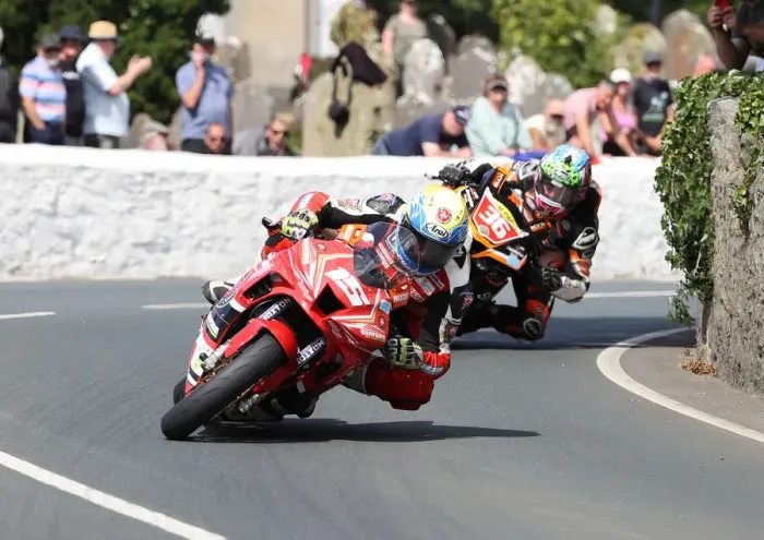 Framed Print : Nathan Harrison (Honda) and Jamie Coward (Yamaha) 2022 Southern 100 Framed Print : Nathan Harrison (Honda) and Jamie Coward (Yamaha) 2022 Southern 100