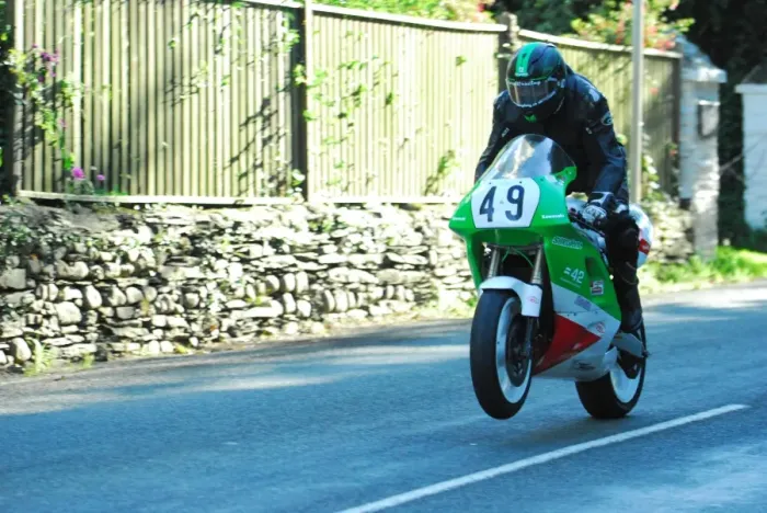 Framed Print : Neal Champion (Kawasaki) 2015 Formula One Classic TT