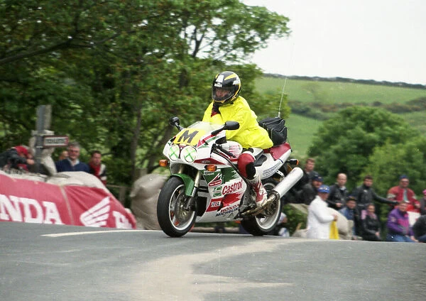 Ned Bowers (Honda) Travelling marshal 1995 TT