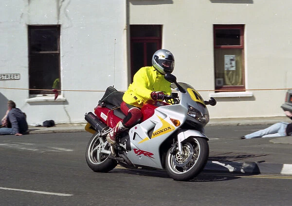 Ned Bowers (Honda) Travelling marshal 1999 TT