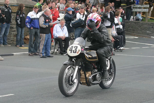 Neil Fairless (AJS) 2010 TT Parade Lap