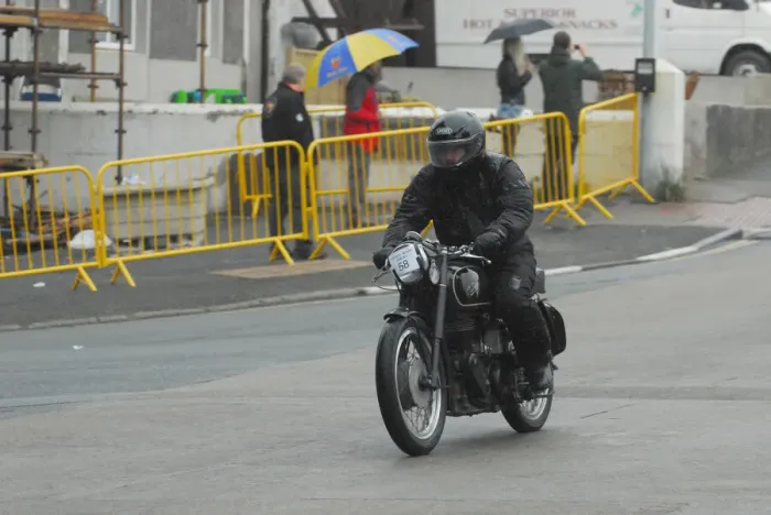 Framed Print : Neil Kerr (Velocette) 2012 VMCC Parade Lap Framed Print : Neil Kerr (Velocette) 2012 VMCC Parade Lap