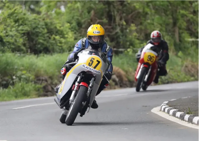Framed Print : Neil Lloyd (Honda) 2018 Pre-TT Classic