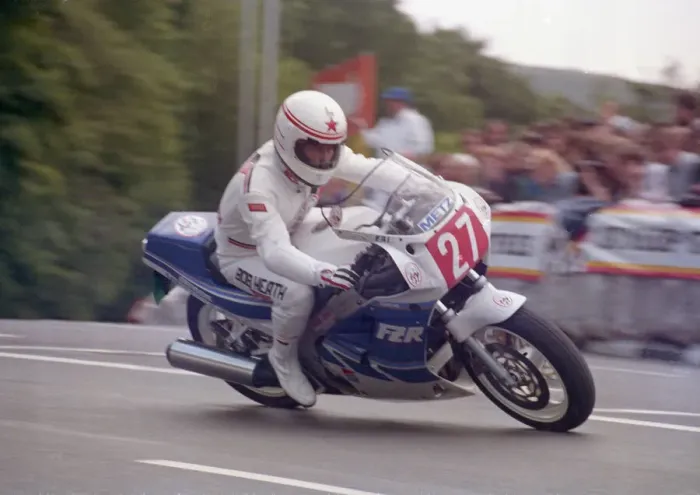 Framed Print : Neil Tuxworth (Yamaha) 1988 Production A TT