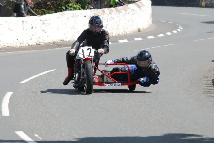 Framed Print : Nick Cutmore & Nancy Thomas (Triton) 2011 Pre TT Classic Framed Print : Nick Cutmore & Nancy Thomas (Triton) 2011 Pre TT Classic