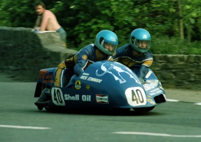 Framed Print : Nick Edwards & Brian Marris (Yamaha) 1982 Sidecar TT Framed Print : Nick Edwards & Brian Marris (Yamaha) 1982 Sidecar TT