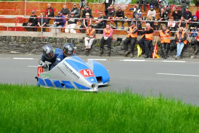 Framed Print : Nick Houghton & Paul Thomas (Baker Yamaha) 2013 Sidecar TT Framed Print : Nick Houghton & Paul Thomas (Baker Yamaha) 2013 Sidecar TT