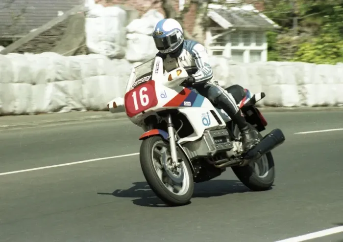 Framed Print : Nick Jefferies (BMW) 1984 Production TT Framed Print : Nick Jefferies (BMW) 1984 Production TT