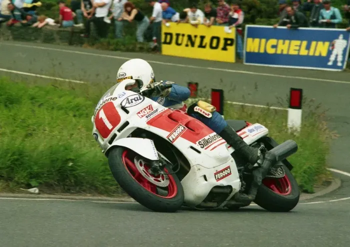 Framed Print : Nick Jefferies (Honda) 1988 Production Class A TT Framed Print : Nick Jefferies (Honda) 1988 Production Class A TT