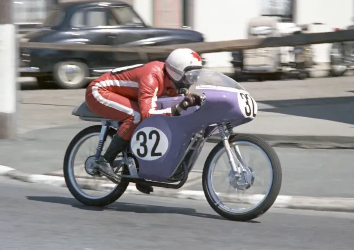 Framed Print : Nick Mayo (Heldun Hawk) 1968 50cc TT Framed Print : Nick Mayo (Heldun Hawk) 1968 50cc TT