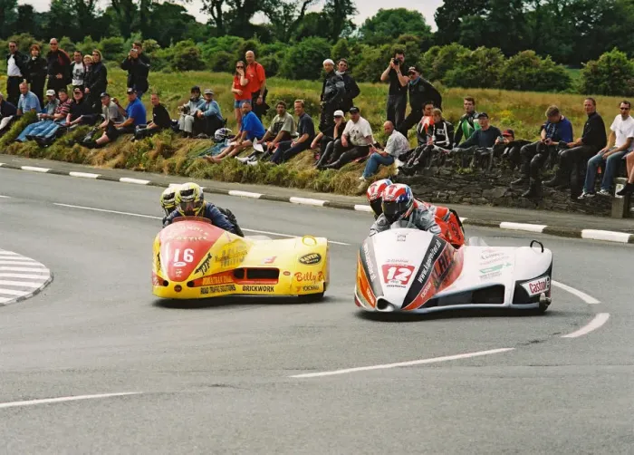 Framed Print : Nigel Connole & Dennis Lowther (Shelbourne Honda) and Klaus Klaffenbock & Christian Parzer (Yamaha) 2004 Sidecar TT Framed Print : Nigel Connole & Dennis Lowther (Shelbourne Honda) and Klaus Klaffenbock & Christian Parzer (Yamaha) 2004 Sidecar TT