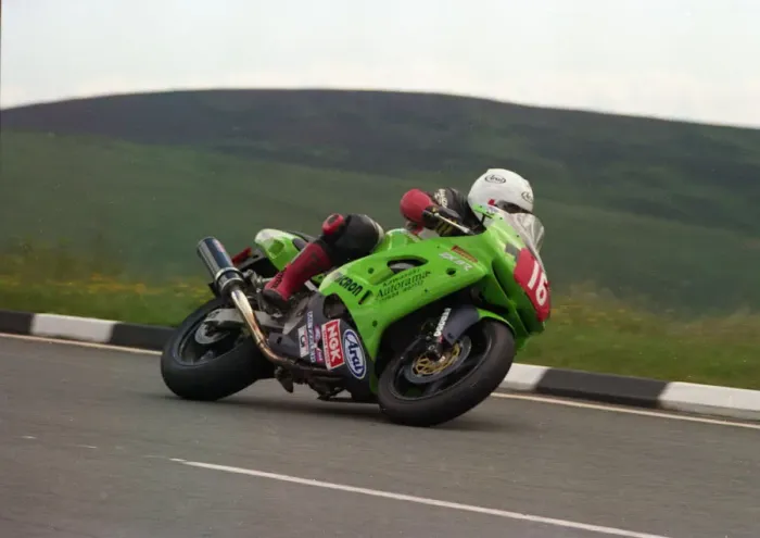 Framed Print : Nigel Davies (Kawasaki) 1998 Production TT Framed Print : Nigel Davies (Kawasaki) 1998 Production TT