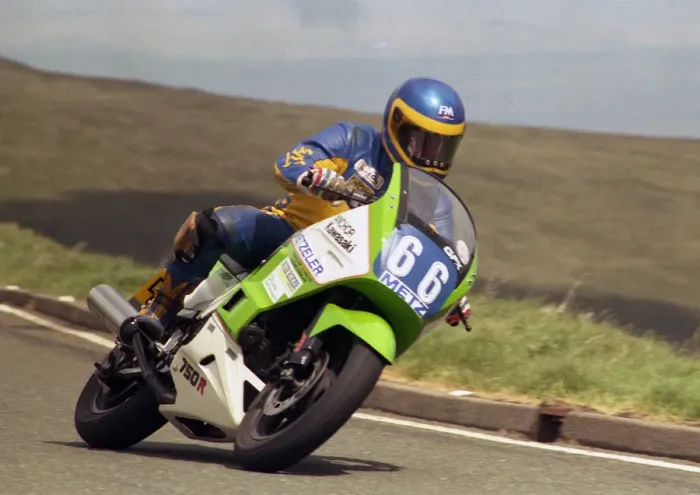 Framed Print : Nigel Verity (Kawasaki) 1988 Production B TT Framed Print : Nigel Verity (Kawasaki) 1988 Production B TT