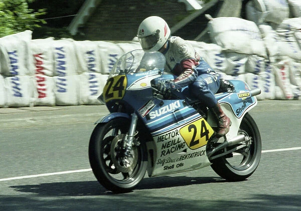 Norman Brown at Braddan Bridge: 1982 Senior TT