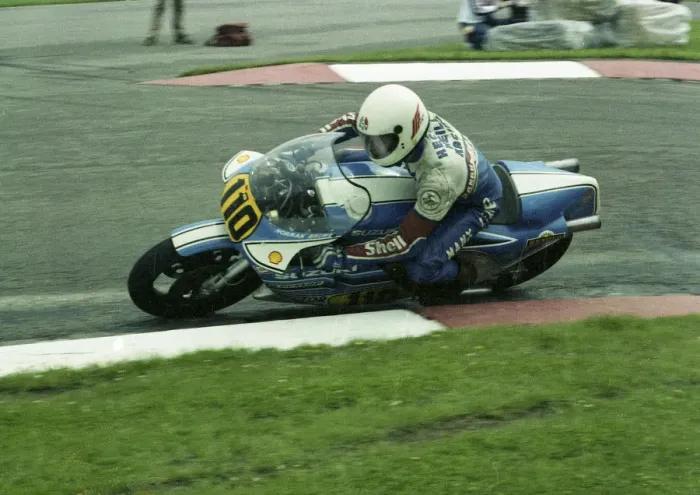 Framed Print : Norman Brown (Suzuki) 1982 Donington Framed Print : Norman Brown (Suzuki) 1982 Donington