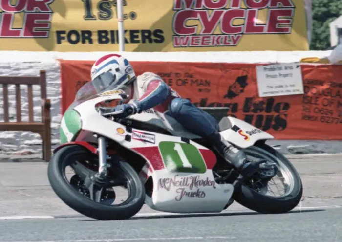 Framed Print : Norman Brown (Yamaha) 1983 Junior TT Framed Print : Norman Brown (Yamaha) 1983 Junior TT