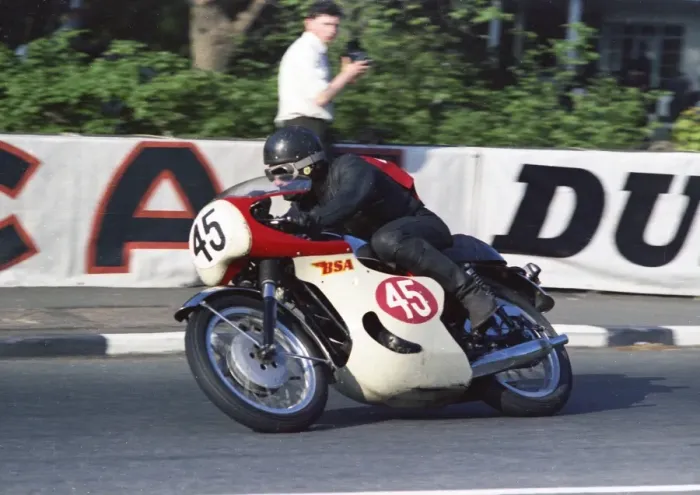 Framed Print : Norman Hanks (BSA) 1967 Production 500 TT Framed Print : Norman Hanks (BSA) 1967 Production 500 TT