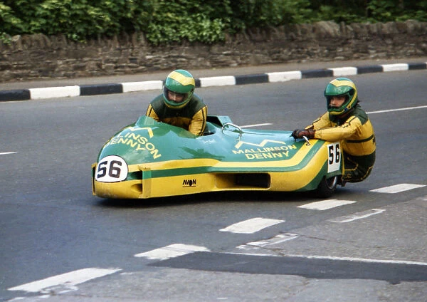 Norman Panton & Simon Ansell (Suzuki) 1989 Sidecar TT