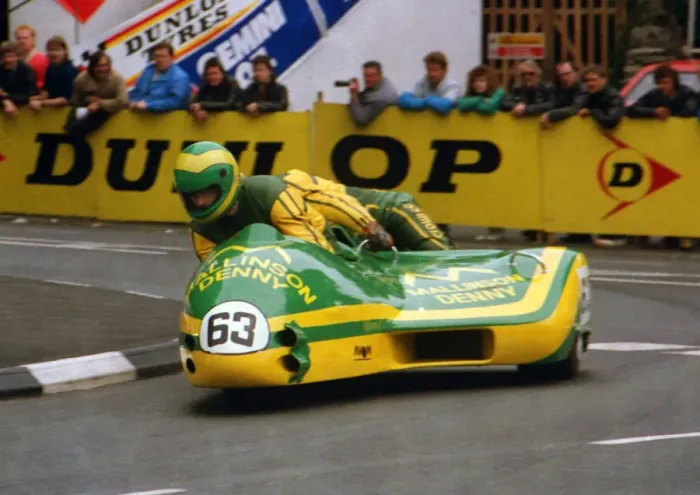 Framed Print : Norman Panton & Simon Answell (Mallington-Denny Suzuki) 1988 Sidecar TT Framed Print : Norman Panton & Simon Answell (Mallington-Denny Suzuki) 1988 Sidecar TT