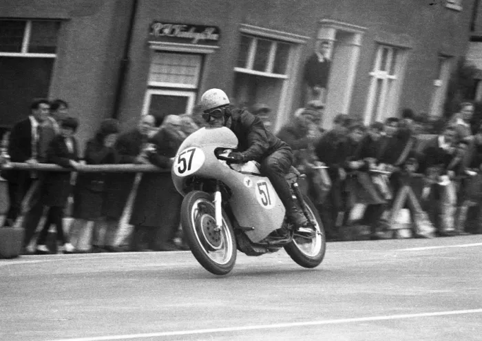 Framed Print : Norman Price (Norton) 1964 Senior TT Framed Print : Norman Price (Norton) 1964 Senior TT