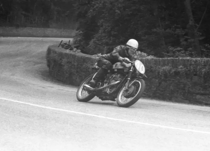 Framed Print : Norman Price (Velocette) 1956 Junior Manx Grand Prix Framed Print : Norman Price (Velocette) 1956 Junior Manx Grand Prix