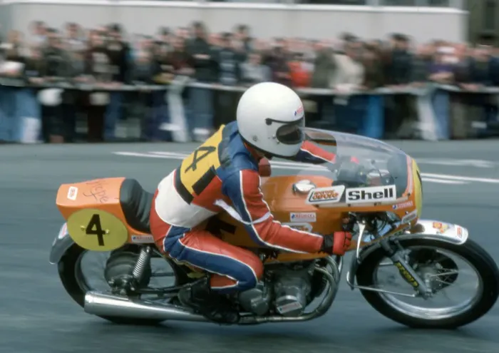 Framed Print : Norman Tricogulus (Honda) 1975 Production TT Framed Print : Norman Tricogulus (Honda) 1975 Production TT