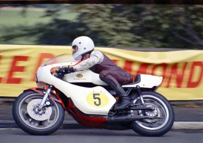 Framed Print : Norman Tricogulus (Yamaha) 1974 Senior Manx Grand Prix Framed Print : Norman Tricogulus (Yamaha) 1974 Senior Manx Grand Prix