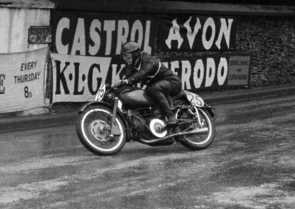 Norman Webb (Guzzi) 1956 Lightweight TT