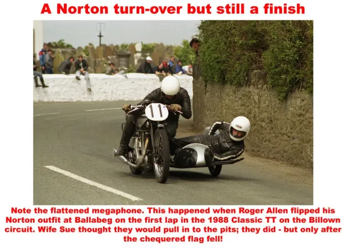 Framed Print : A Norton turn-over but still a finish Framed Print : A Norton turn-over but still a finish