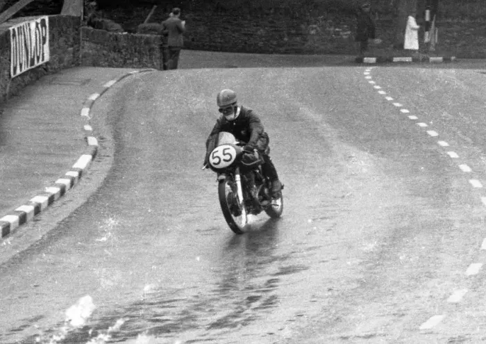 Framed Print : Olle Nygren (AJS) 1956 Junior TT Framed Print : Olle Nygren (AJS) 1956 Junior TT