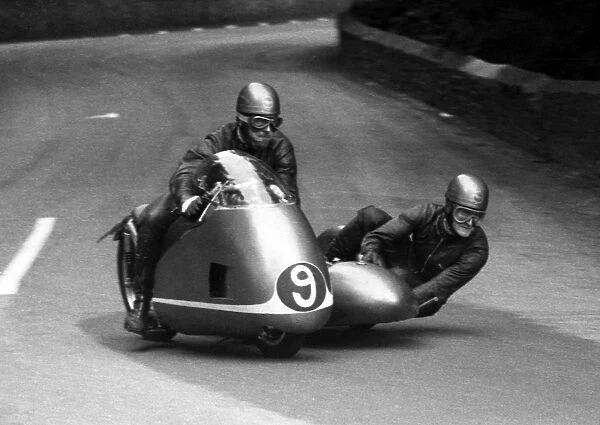 Owen Greenwood & Terry Fairbrother (Triumph) 1960 Sidecar TT