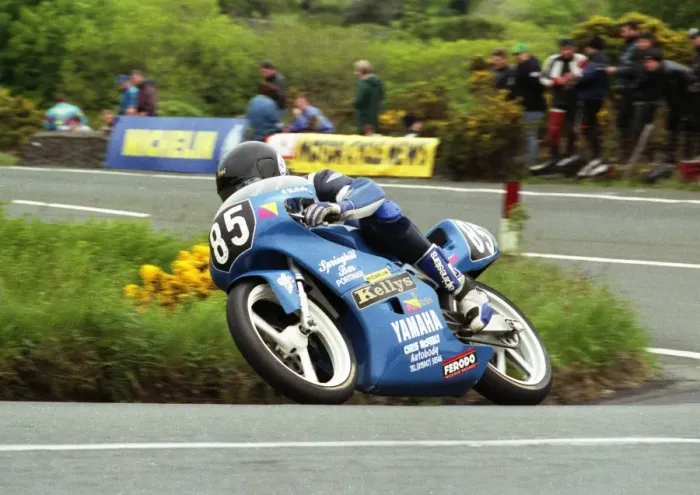 Framed Print : Owen McNally (Yamaha) 1995 Ultra Lightweight TT Framed Print : Owen McNally (Yamaha) 1995 Ultra Lightweight TT