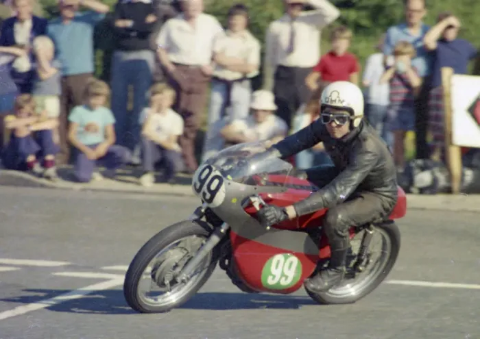 Framed Print : P Beaumont (Ducati) 1976 Jurby Road Framed Print : P Beaumont (Ducati) 1976 Jurby Road