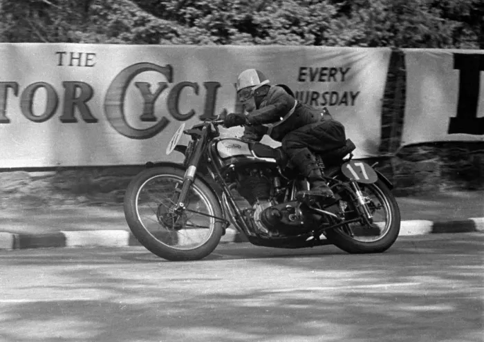 Framed Print : P J Price (Norton) 1951 Senior Clubman TT Framed Print : P J Price (Norton) 1951 Senior Clubman TT