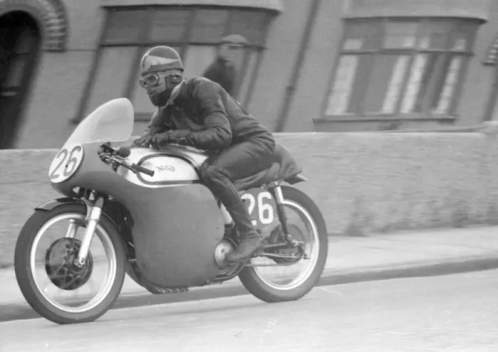Framed Print : Paddy Driver (Norton) 1958 Senior TT Framed Print : Paddy Driver (Norton) 1958 Senior TT